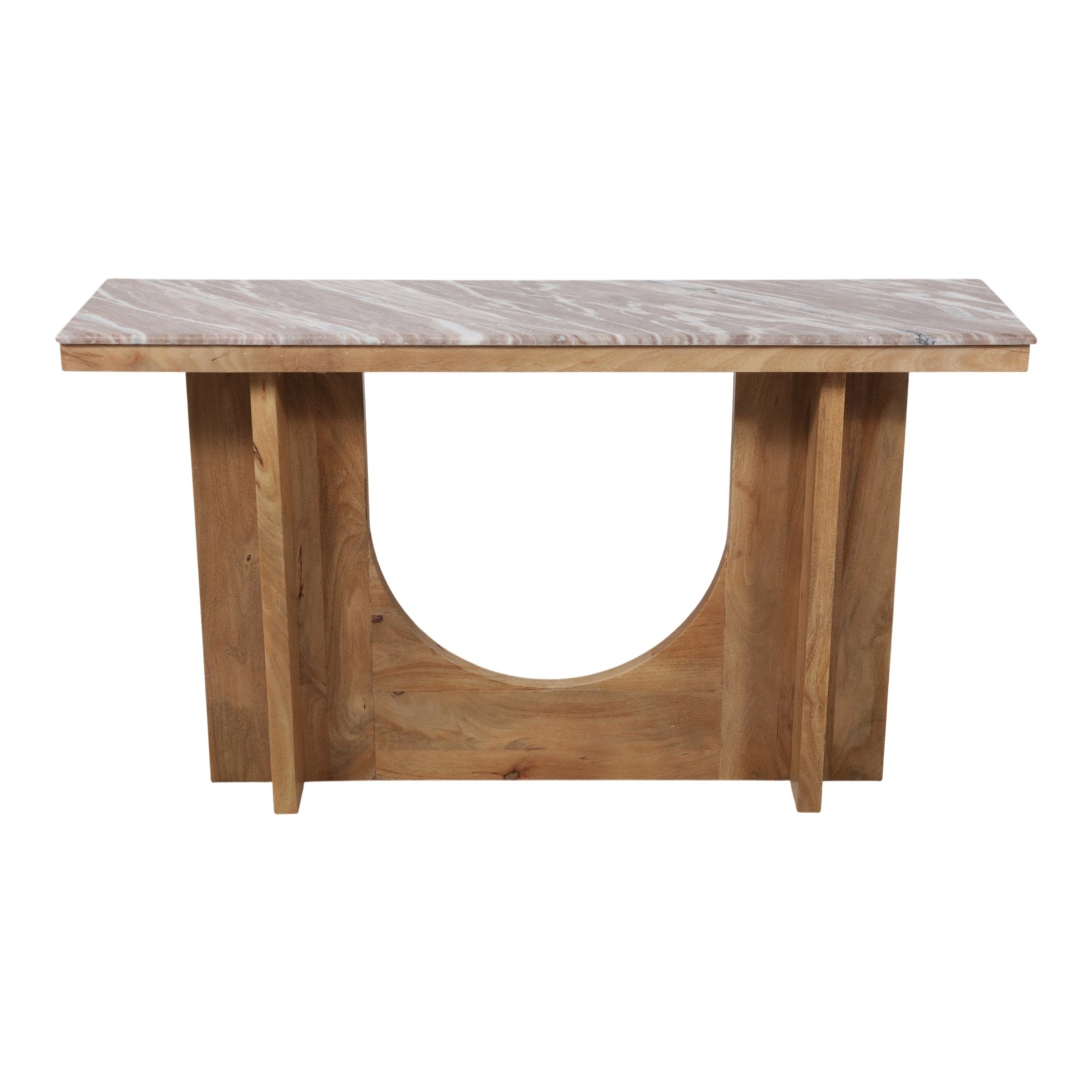 52x30" Arch Opening Console Table, Tan/brown Consoles & Sideboards| Sagebrook Home