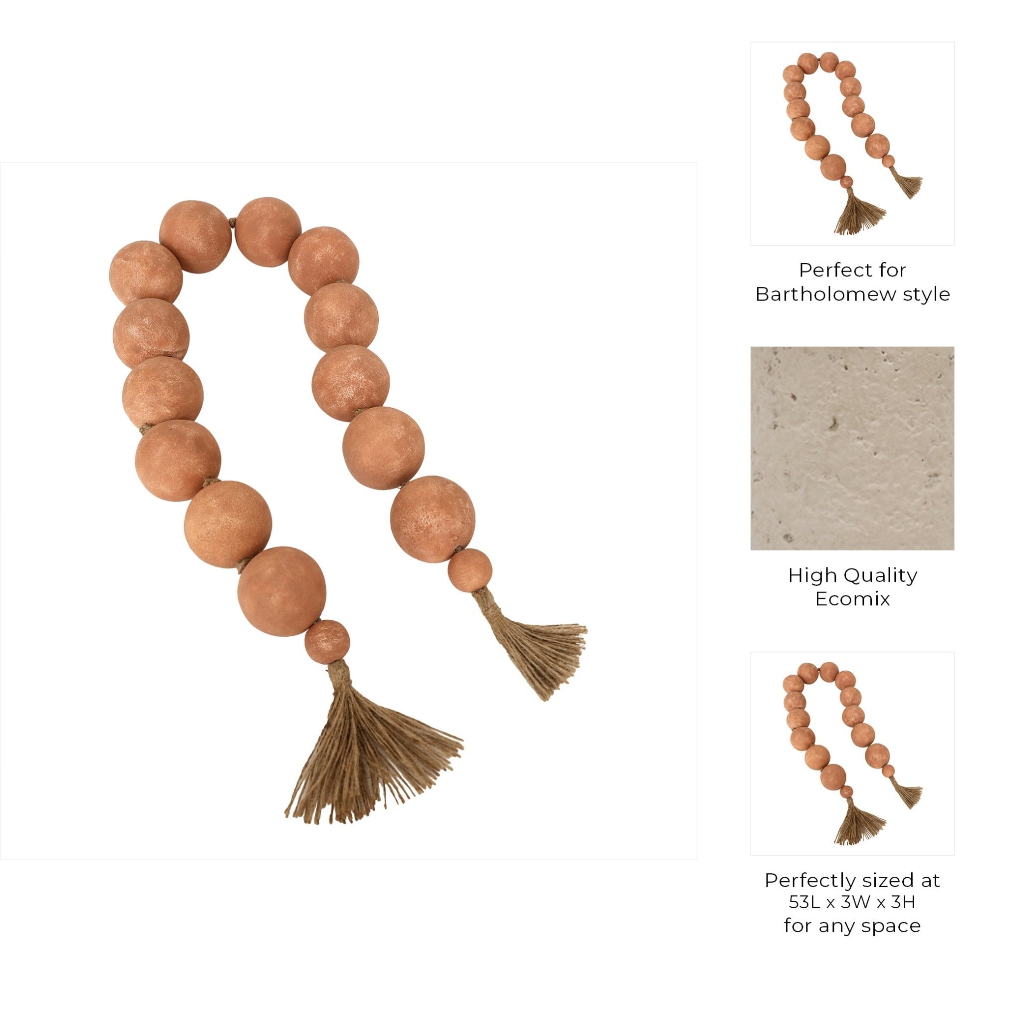 53" Albans Faux Terracotta Eco-mix Garland Table Decors| Sagebrook Home