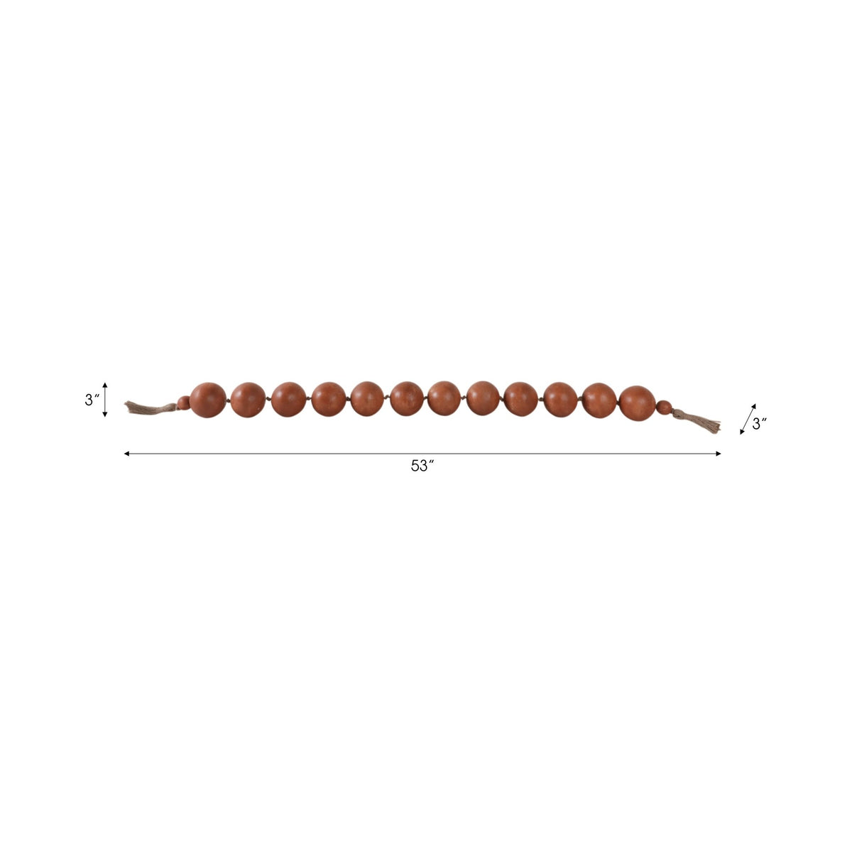 53" Albans Faux Terracotta Eco-mix Garland Table Decors| Sagebrook Home