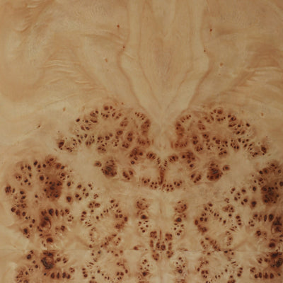 53" Rectangular Ottoman With Burl Wood Table, Ivor - Al Rugaib Furniture