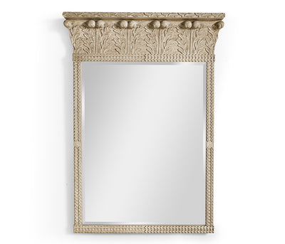 William Yeoward Collected - Country House Chic - Rothesay Venetian White Oak Mirror