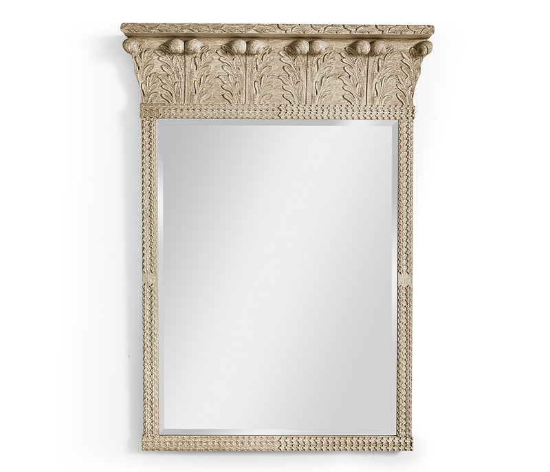 William Yeoward Collected - Country House Chic - Rothesay Venetian White Oak Mirror