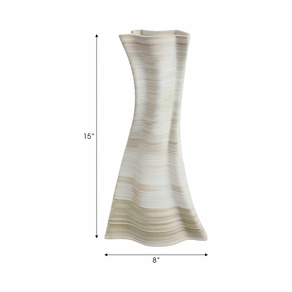 مزهرية الخزف المطبوعة ثلاثي الأبعاد برسم الحلزون، متعددة الألوان caracol 3d Printed Porcelain Vase, Multi