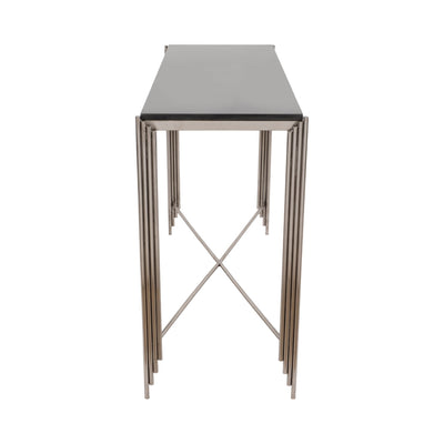 54" Aldine Stainless Steel Console Table - Al Rugaib Furniture