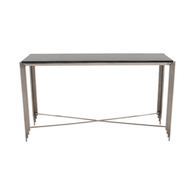54" Aldine Stainless Steel Console Table - Al Rugaib Furniture