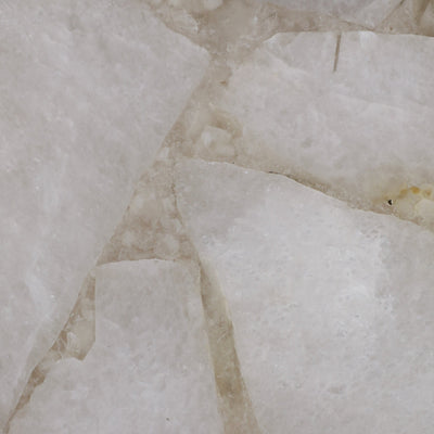 54" Cando White Quartz Top Console Table - Al Rugaib Furniture