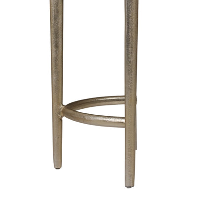 54" Cando White Quartz Top Console Table - Al Rugaib Furniture