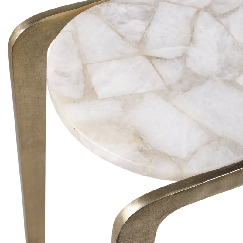 54" Larimore Quartz Top Console Table - Al Rugaib Furniture