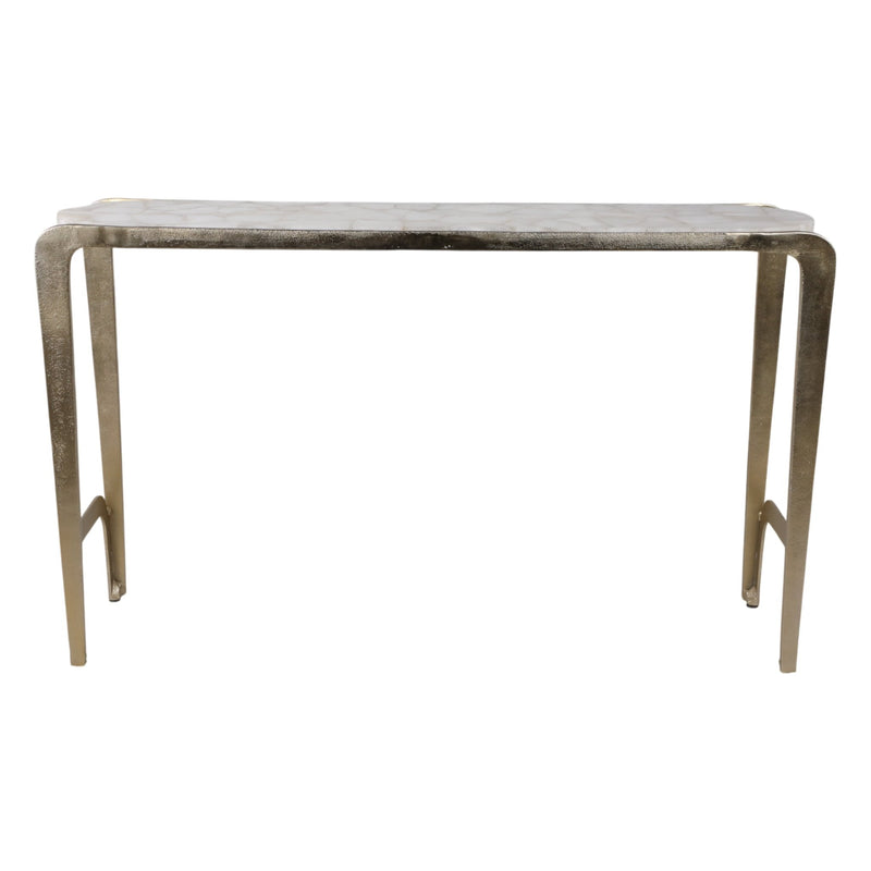 54" Larimore Quartz Top Console Table - Al Rugaib Furniture