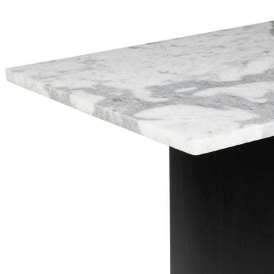 54" Macklain Gray Marble Console Table - Al Rugaib Furniture