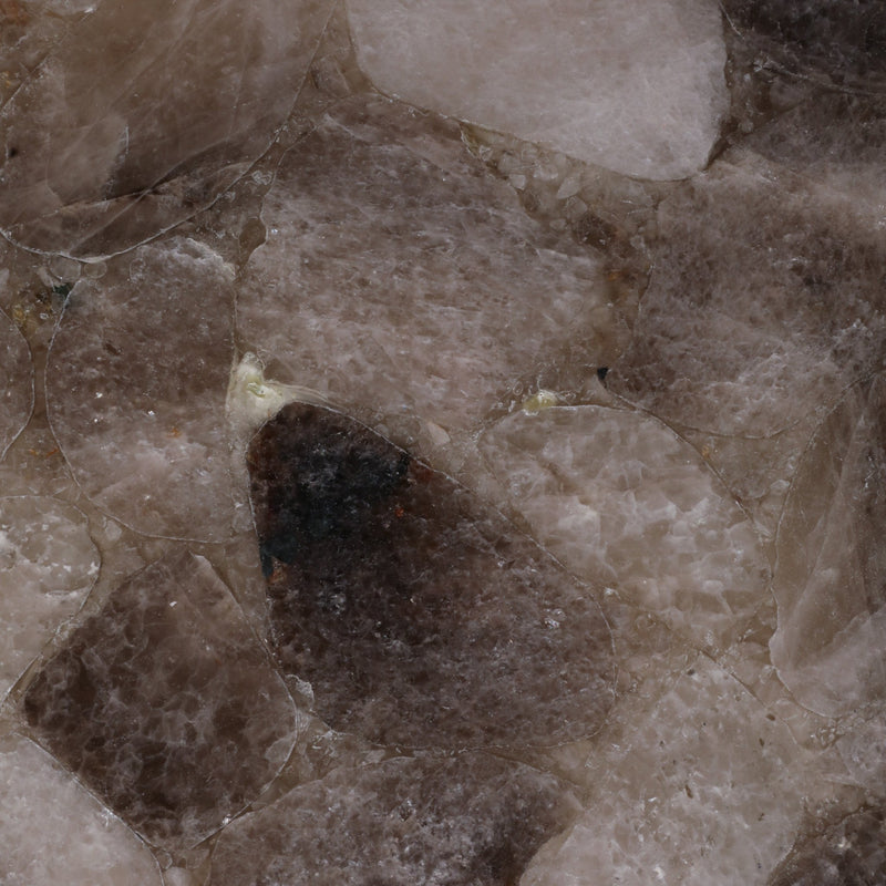 54" Rolla Smoky Quartz Top Console Table - Al Rugaib Furniture