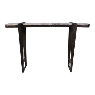 54" Rolla Smoky Quartz Top Console Table - Al Rugaib Furniture