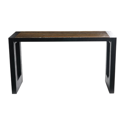 54" Wenston Acacia Wood Console, Brown - Al Rugaib Furniture