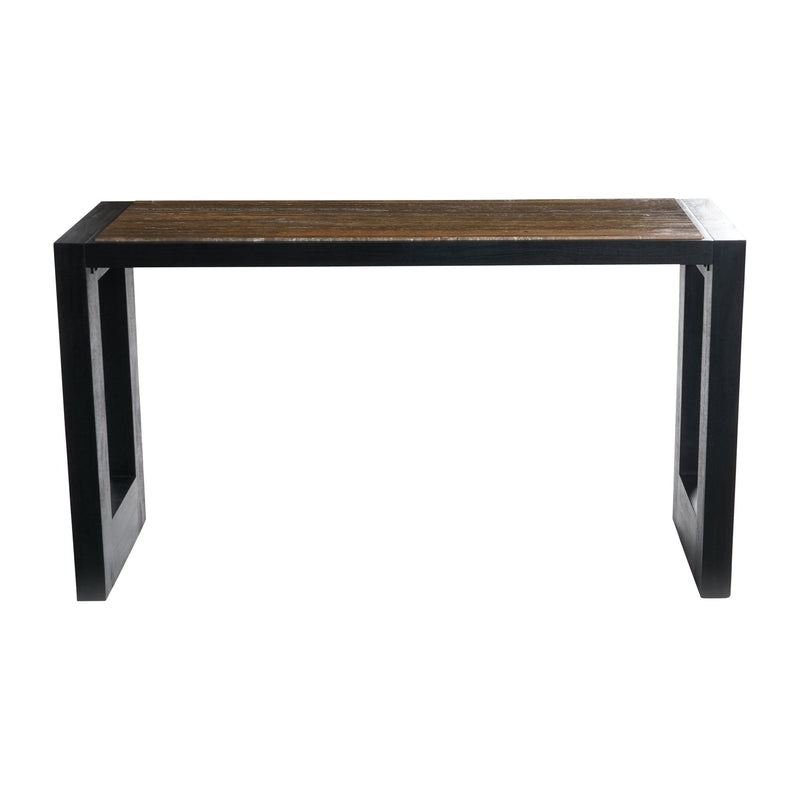 54" Wenston Acacia Wood Console, Brown - Al Rugaib Furniture