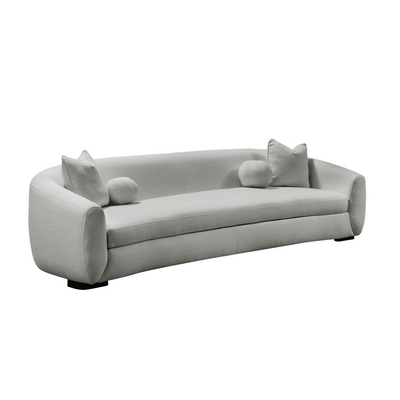 Boucle Linen 5 Seater Sofa