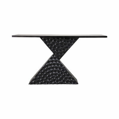 56" Liana Black Console Table, Kd - Al Rugaib Furniture
