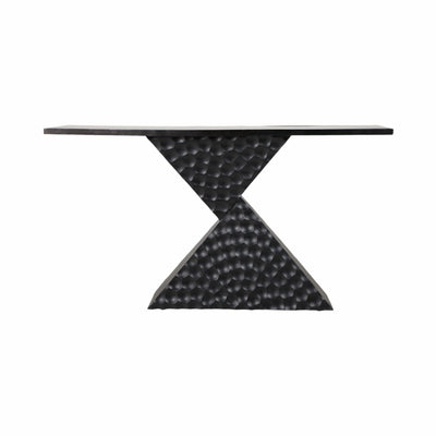 56" Liana Black Console Table, Kd - Al Rugaib Furniture