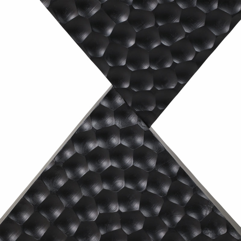 56" Liana Black Console Table, Kd - Al Rugaib Furniture