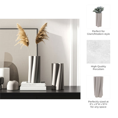 مزهرية الاندماج المطبوعة ثلاثية الأبعاد Convergence 3d Printed Vase