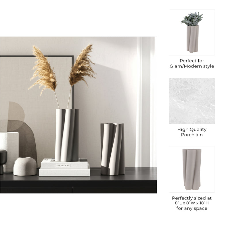 مزهرية الاندماج المطبوعة ثلاثية الأبعاد Convergence 3d Printed Vase