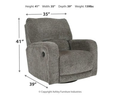 SWIVEL GLIDER RECLNER