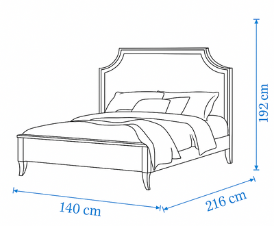 CLAREMONT WOODS KING BED