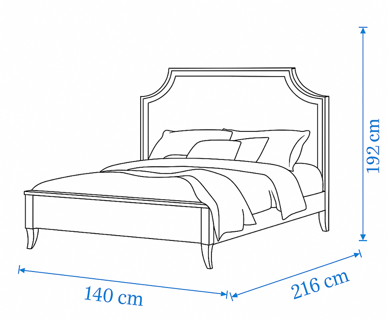 CLAREMONT WOODS KING BED