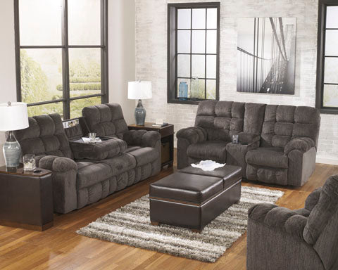 DOUBLE REC LOVE SEAT W/CONSOLE
