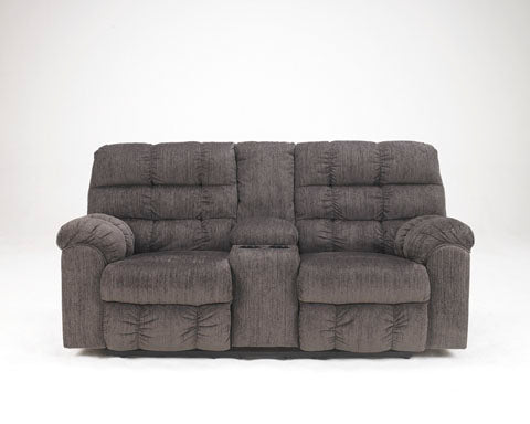 DOUBLE REC LOVE SEAT W/CONSOLE