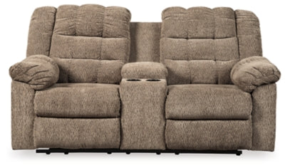 DBL REC LOVESEAT W/CONSOLE