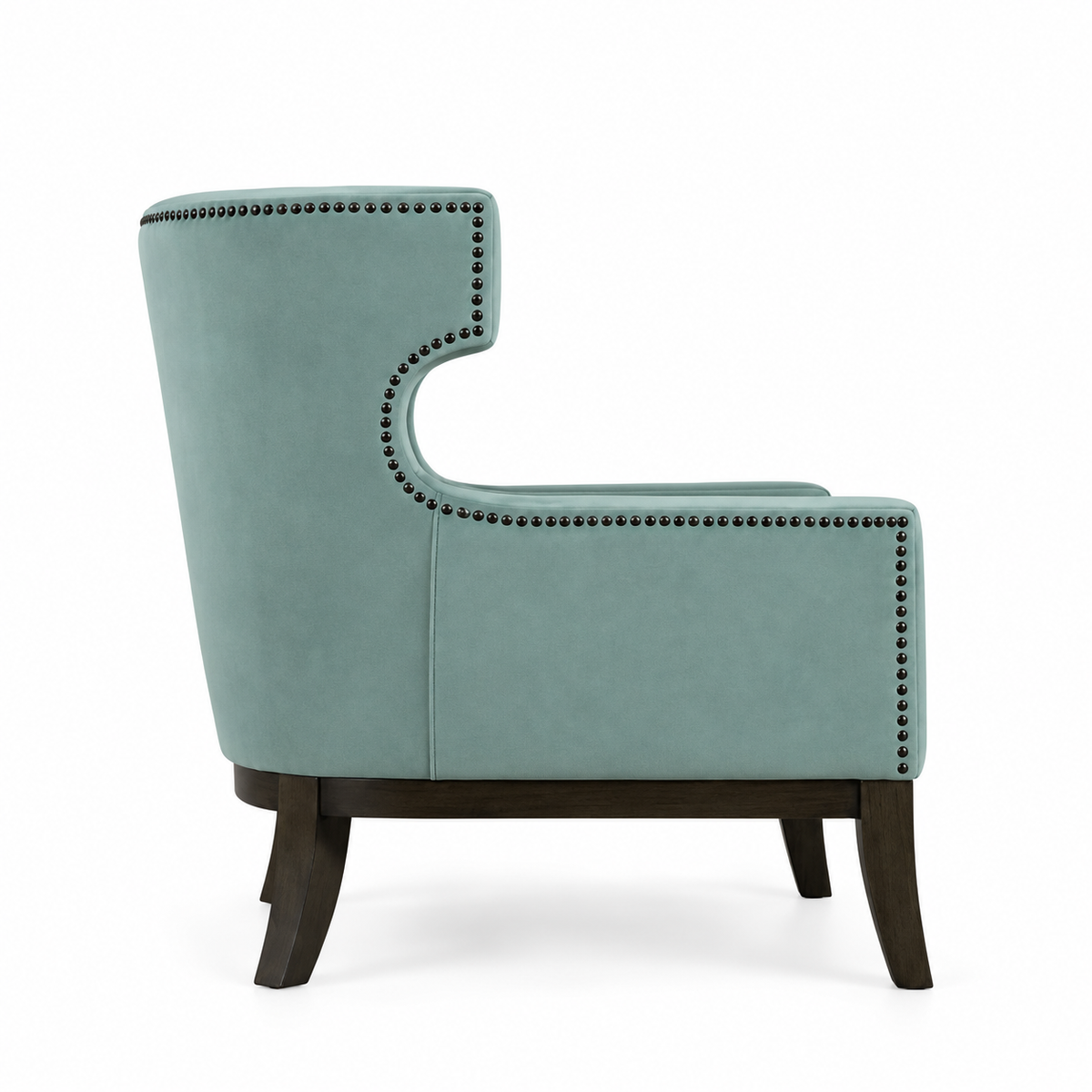 Sage Velvet Green Accent Chair 79cm