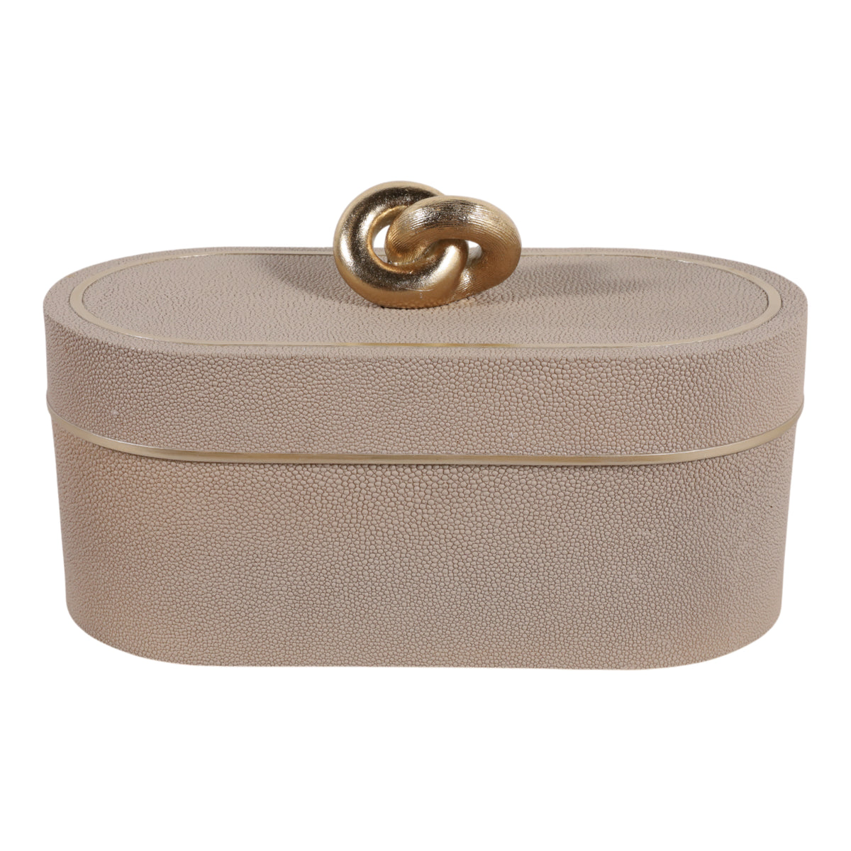14" COWLEY FAUX SHAGREEN BOX