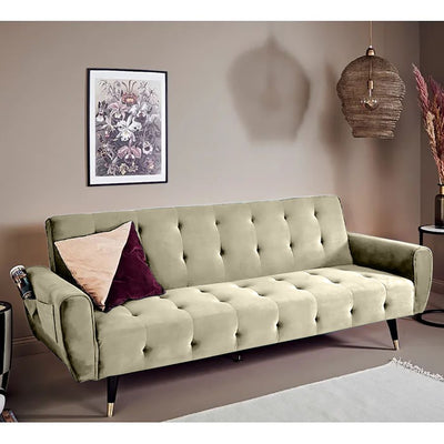 Montella 2 In 1 Sofabed Velvet Upholstered