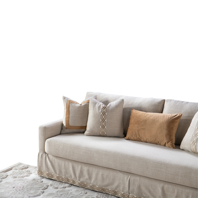 Lamia Beige Sofa Set