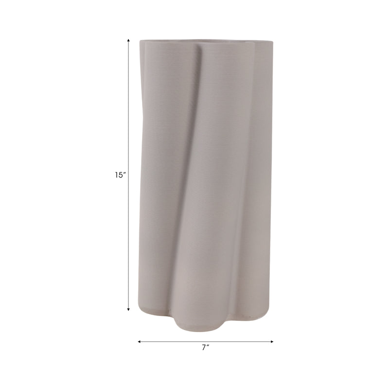 مزهرية مطبوعة ثلاثية الأبعاد بتقنية الاندماج Convergence 3d Printed Vase