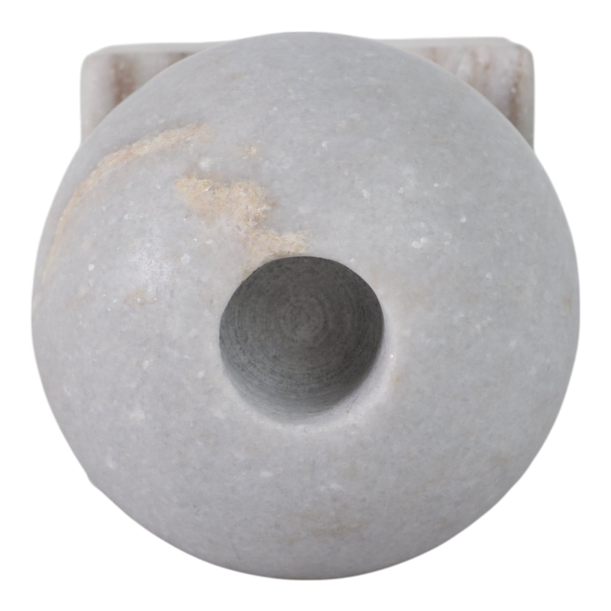 5X3" BALL ON CUBE MARBLE TAPER HOLDER, MULTI Candle Holders| Sagebrook Home