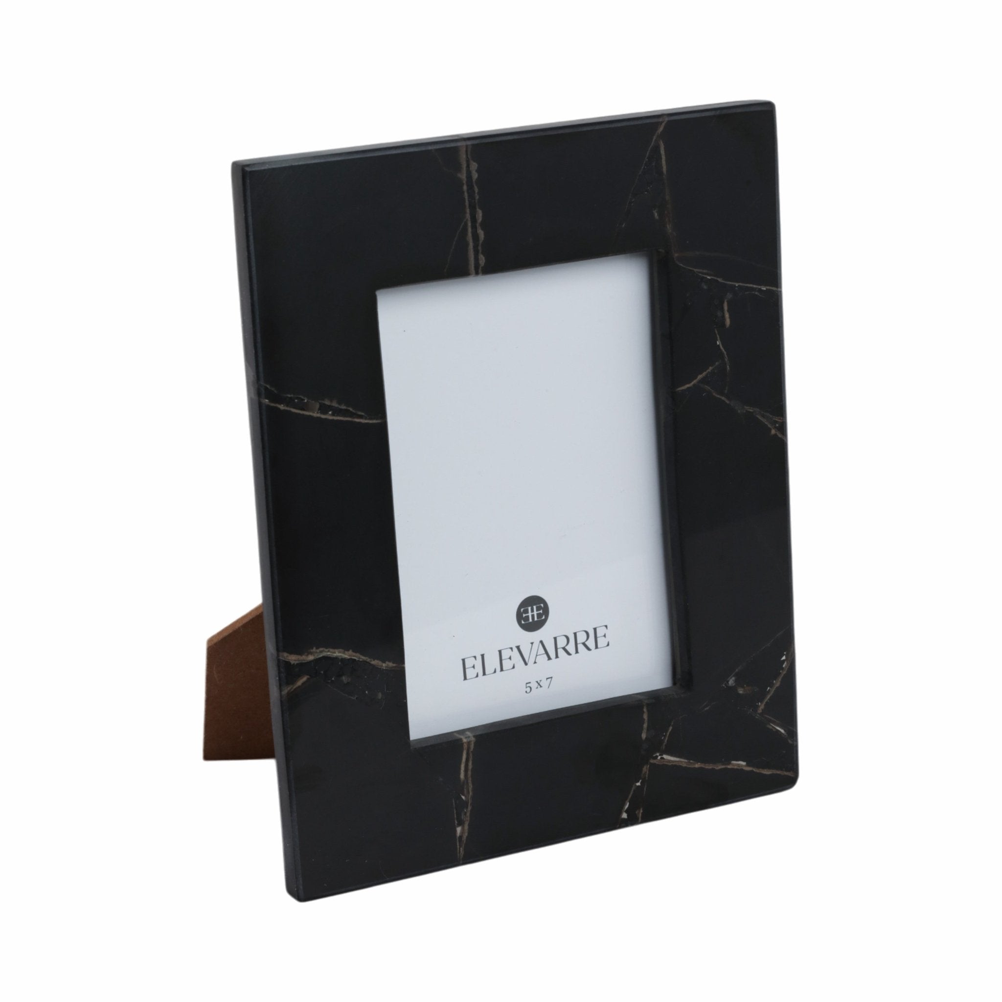 5x7 Edina Black Quartz Photo Frame Table Decors| Sagebrook Home