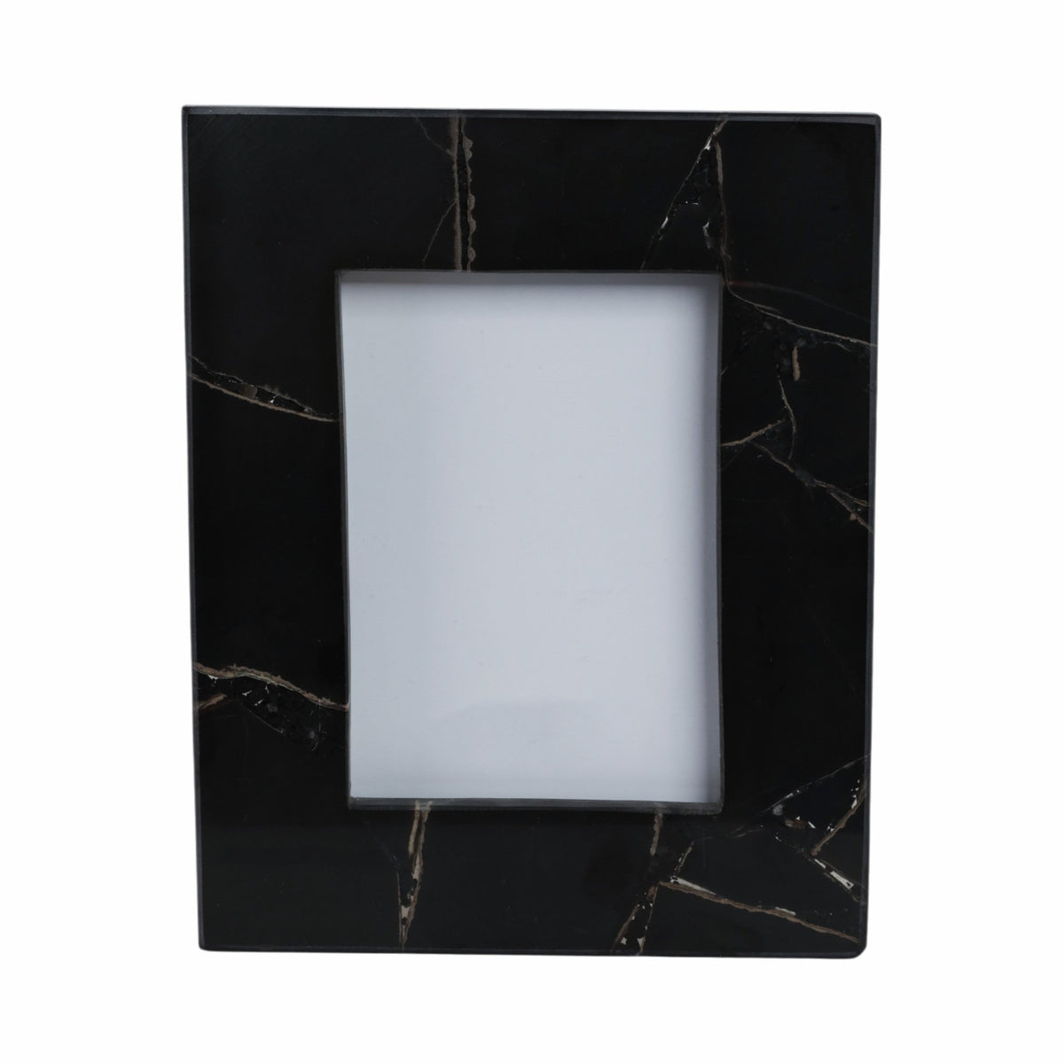 5x7 Edina Black Quartz Photo Frame Table Decors| Sagebrook Home