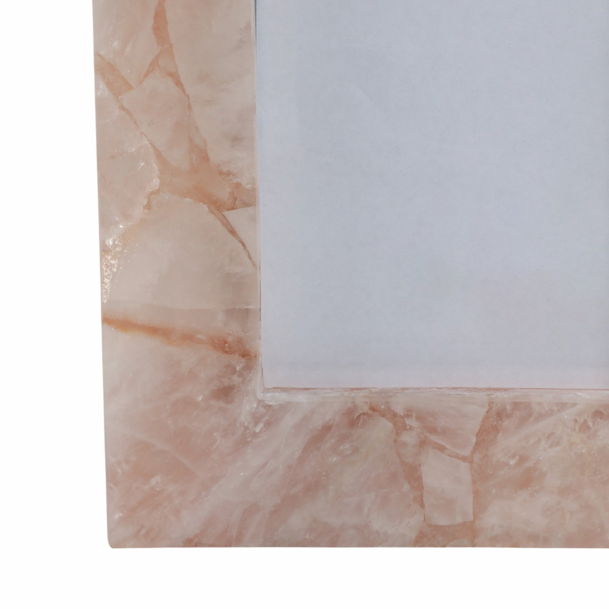 5x7 Edina Pink Quartz Photo Frame Table Decors| Sagebrook Home