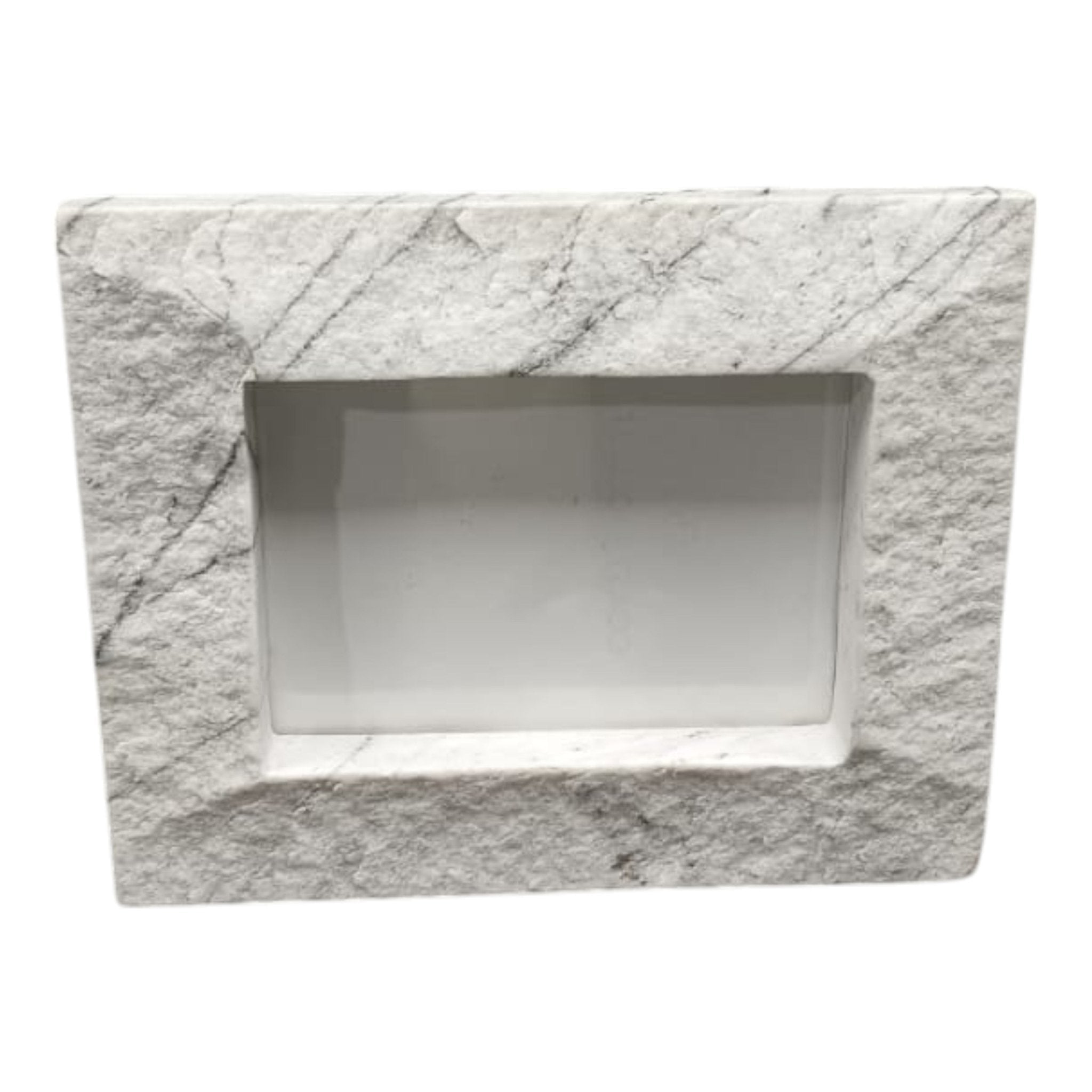 5x7 Gilgal Marble Photo Frame With Gift Box Table Decors| Sagebrook Home