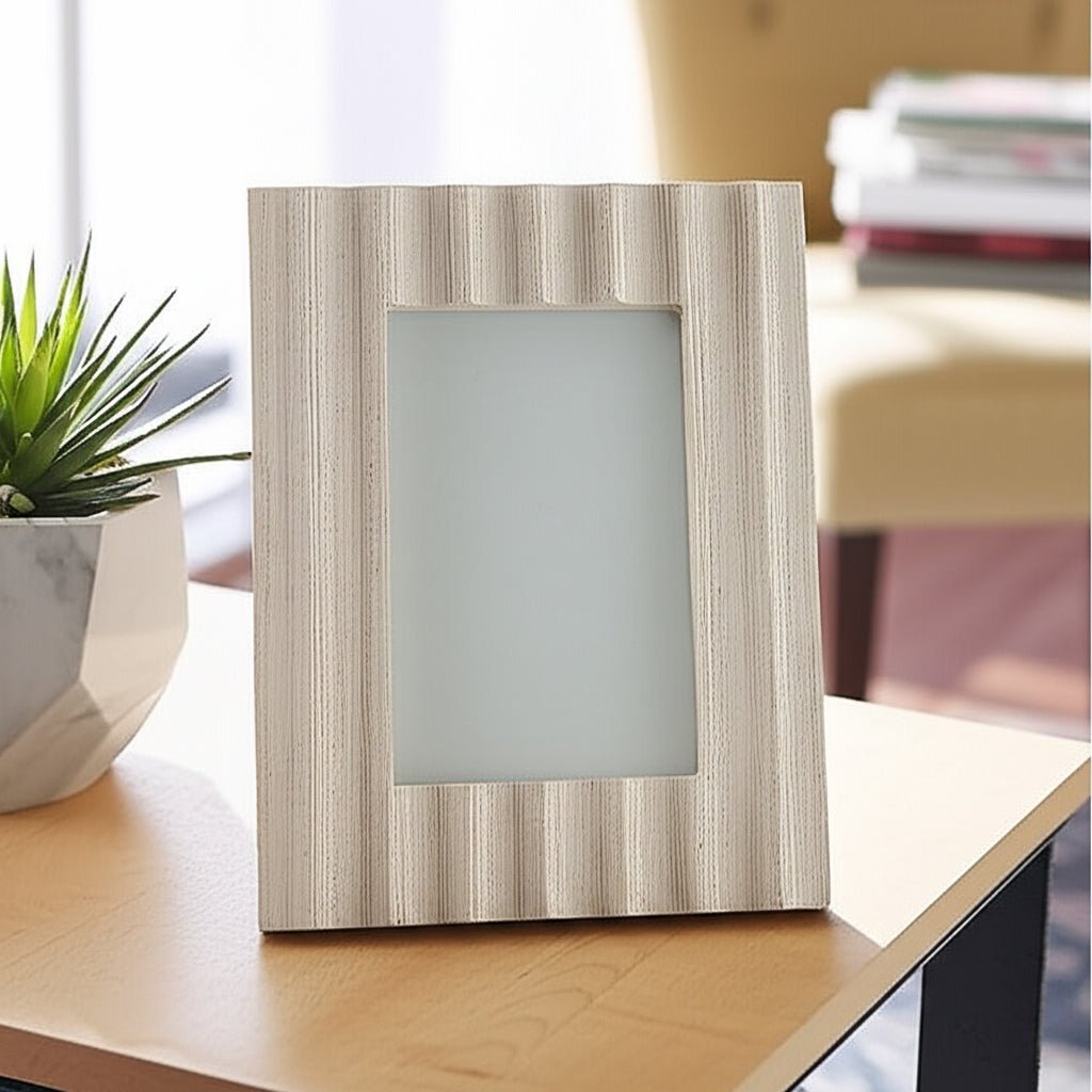 5x7 Goshen Marble Photo Frame With Gift Box Table Decors| Sagebrook Home
