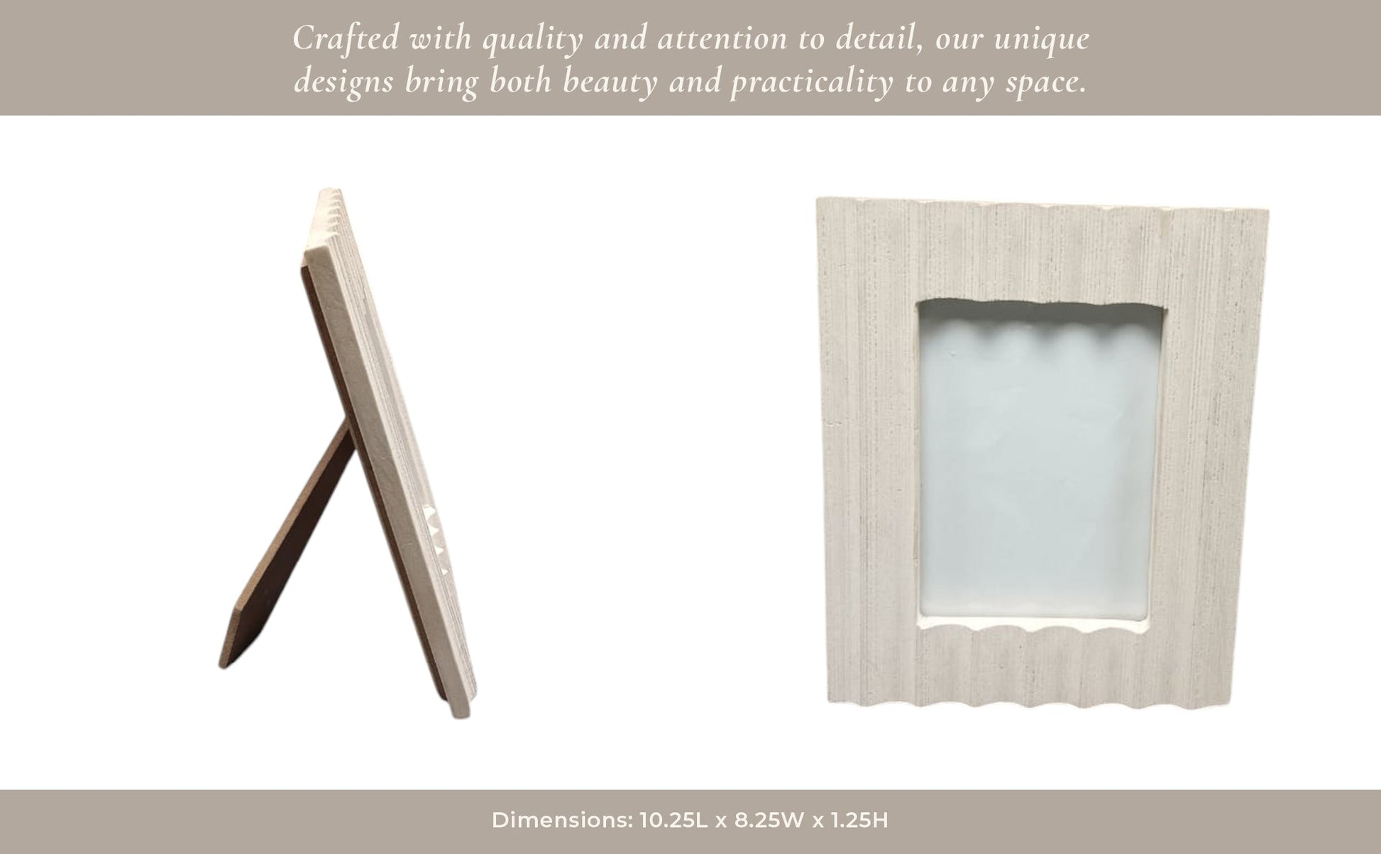 5x7 Goshen Marble Photo Frame With Gift Box Table Decors| Sagebrook Home