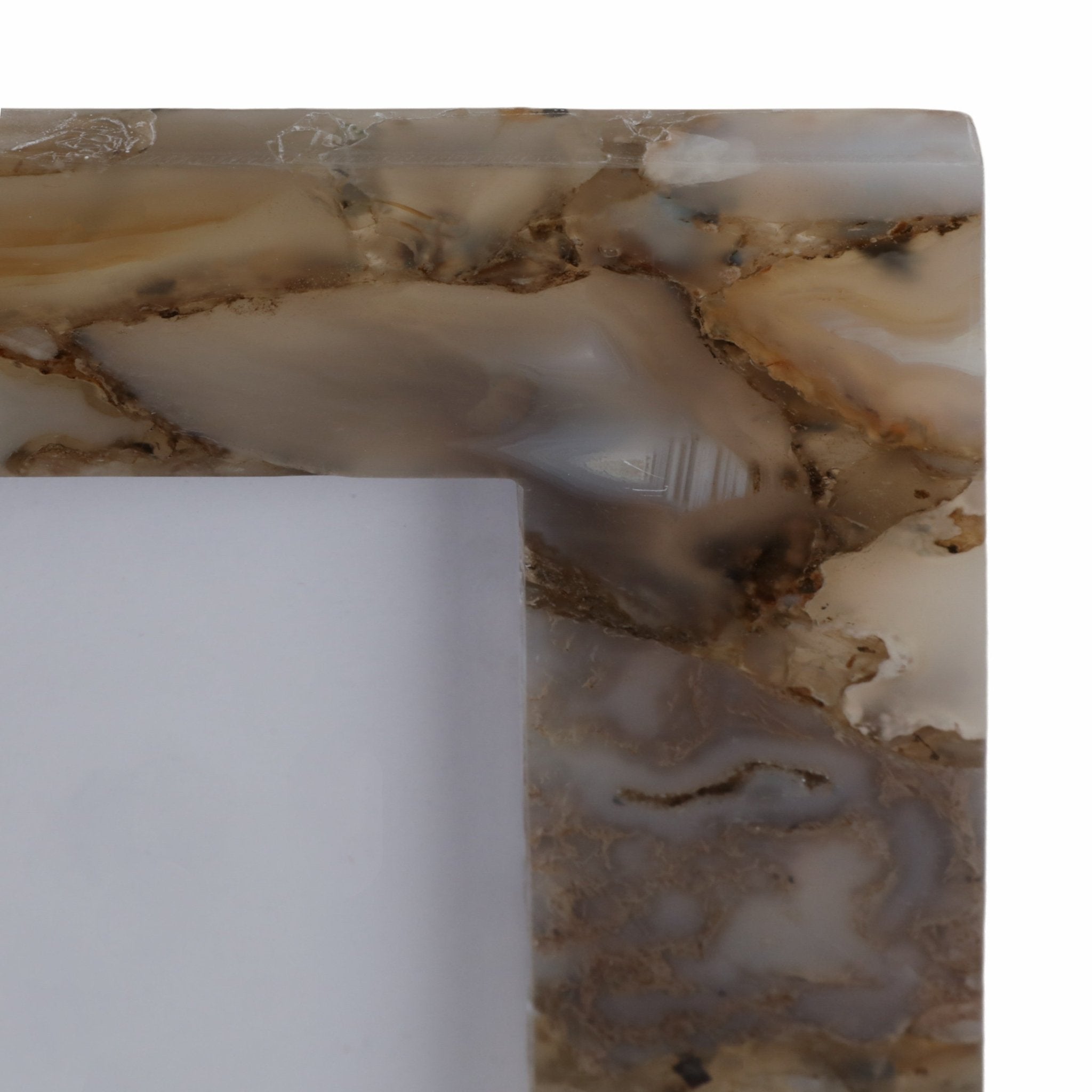 5x7 Mankato Grey Agate Photo Frame Table Decors| Sagebrook Home
