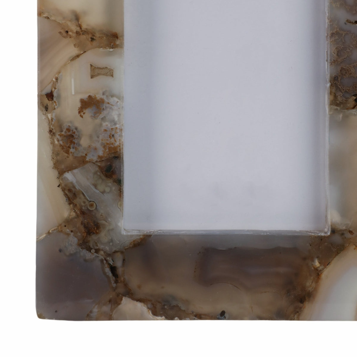 5x7 Mankato Grey Agate Photo Frame Table Decors| Sagebrook Home