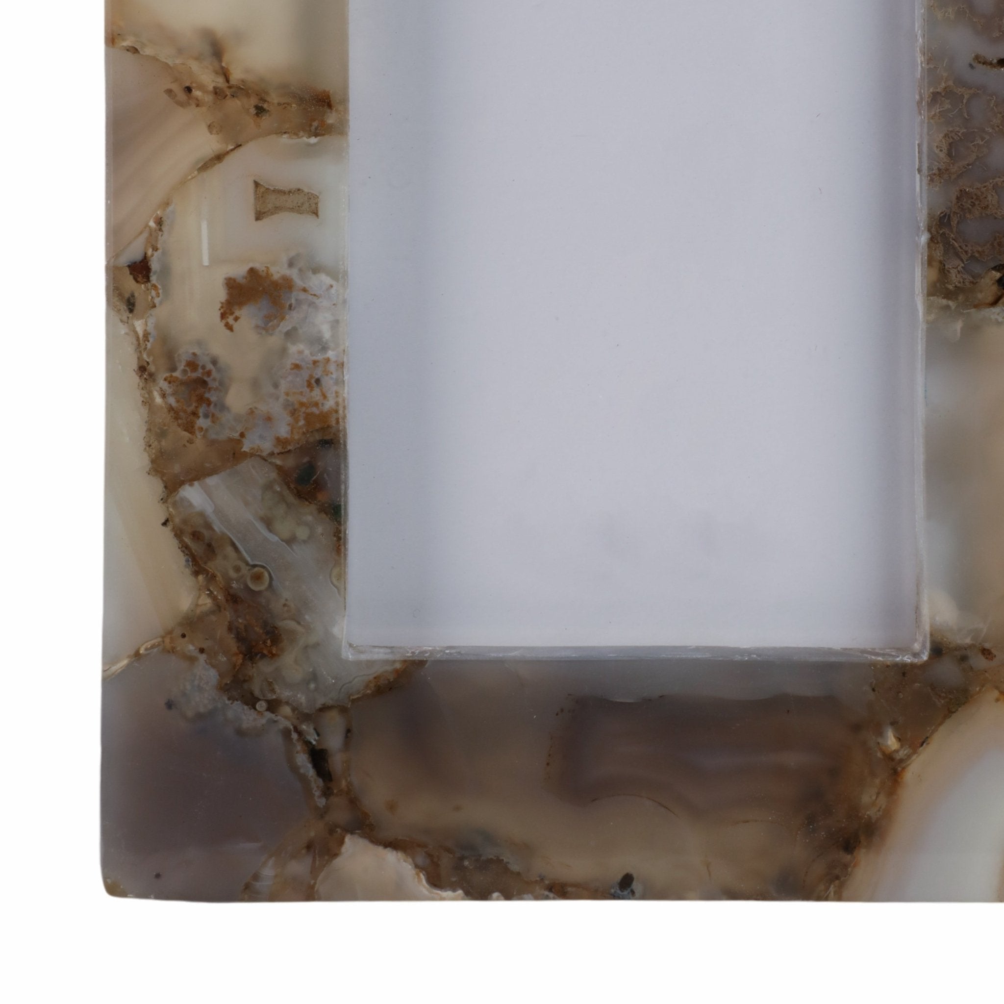 5x7 Mankato Grey Agate Photo Frame Table Decors| Sagebrook Home