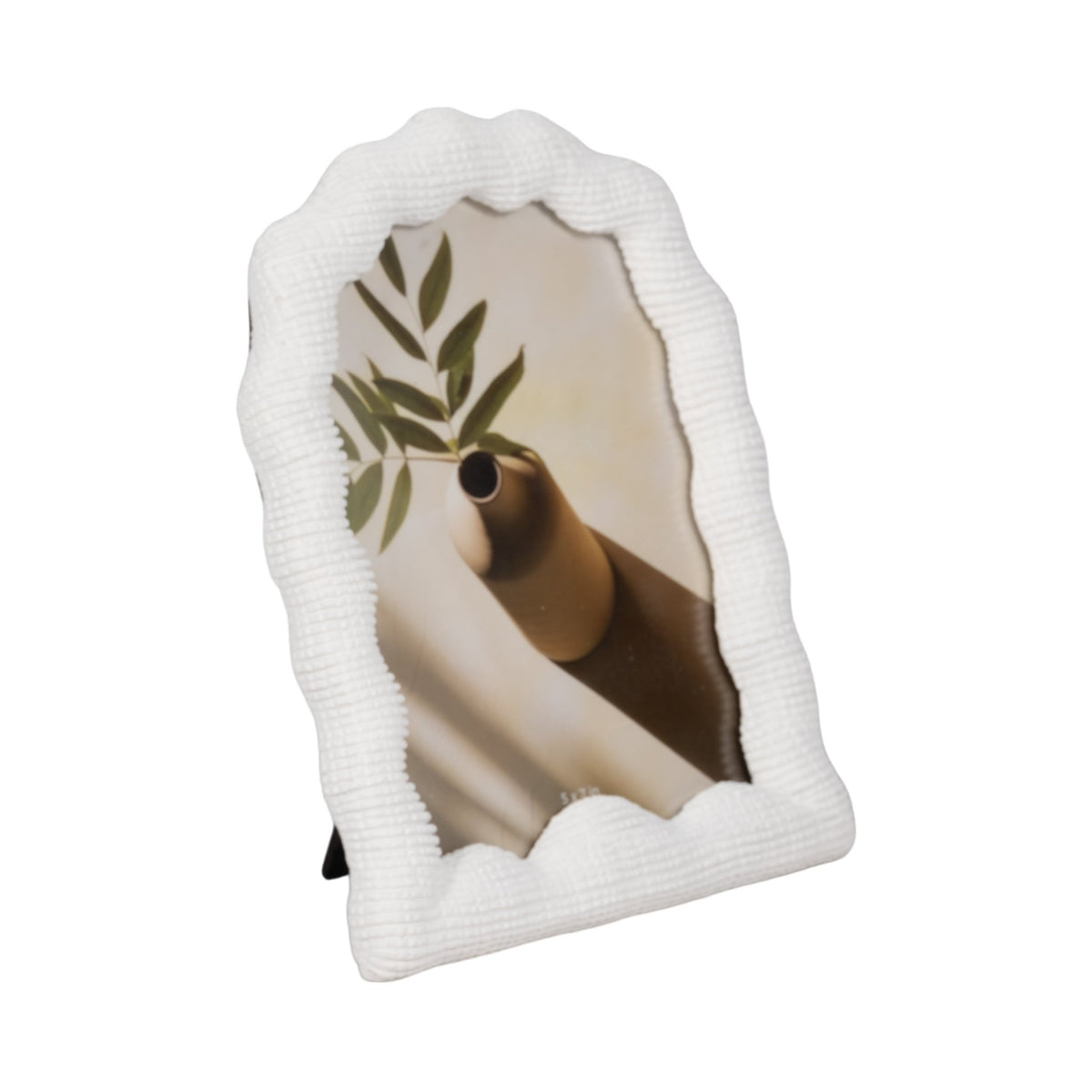 5X7 WAVY ARCH PHOTO FRAME, WHITE Table Decors| Sagebrook Home