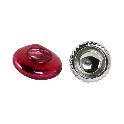 6" 12 Oz Fig & Apricot Mushroom Candle, Pink - Al Rugaib Furniture