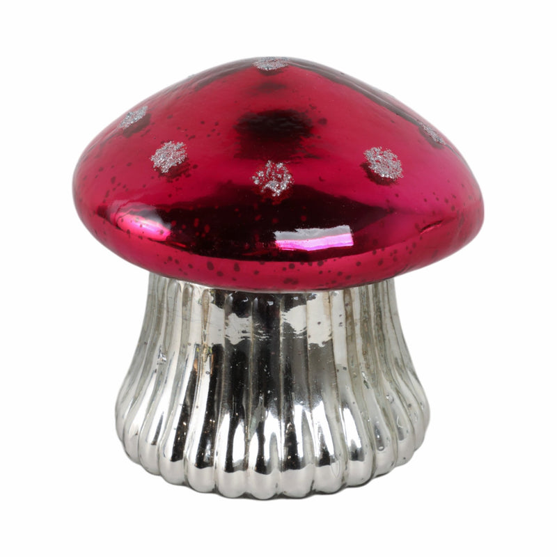 6" 12 Oz Fig & Apricot Mushroom Candle, Pink - Al Rugaib Furniture