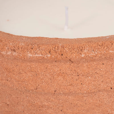 6" 14 Oz Santal & Spruce Bowl Candle, Terracotta - Al Rugaib Furniture