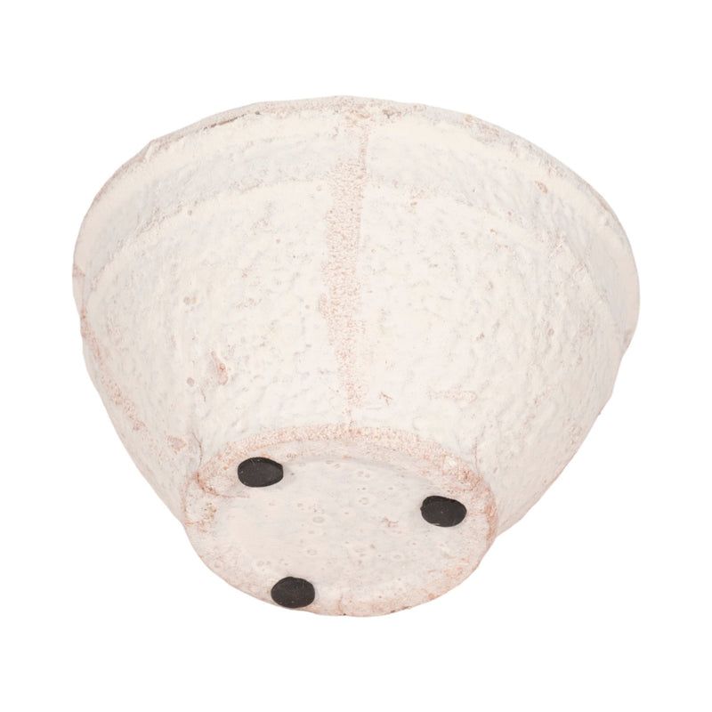 6" 14 Oz Sea Salt & Lemon Bowl Candle, White - Al Rugaib Furniture